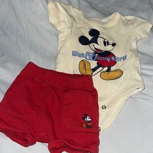 Baby Mickey Disney World outfit 9-12 months
